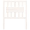 vidaXL Testiera per Letto Bianca 80,5x4x100 cm Legno Massello di Pino