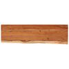 vidaXL Piano Tavolo 120x40x2,5 cm Rettangolare Legno Acacia Bordi Vivi