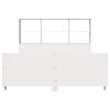 vidaXL Letto senza Materasso Bianco 140x190 cm Legno Massello di Pino