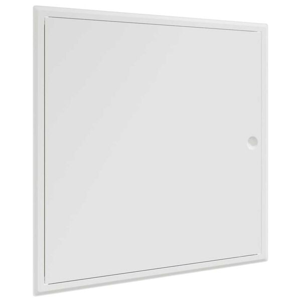 vidaXL Pannello di Accesso Bianco 63 x 33 x 3 cm Acciaio