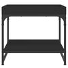 vidaXL Tavolino da Salotto Nero 49,5x49,5x45 cm in Legno Multistrato