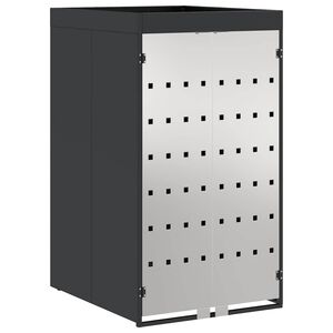 vidaXL Magazzino per contenitori con tetto per vaso per contenitore da 240L