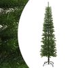vidaXL Albero di Natale Artificiale Sottile con Base 210 cm PE