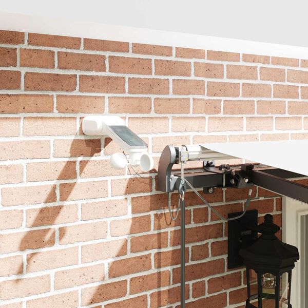 vidaXL Tessuto per Tenda con Bianco 400 &times; 350 cm Poliestere