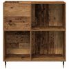 vidaXL Mobile porta vinili Legno vecchio 85 x 38 x 89 cm