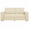 vidaXL Divano Crema 180 x 80 x 84 cm Tessuto