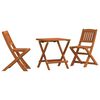 vidaXL Set da Bistrot per Esterni per Bambini 3 pz Legno di Eucalipto