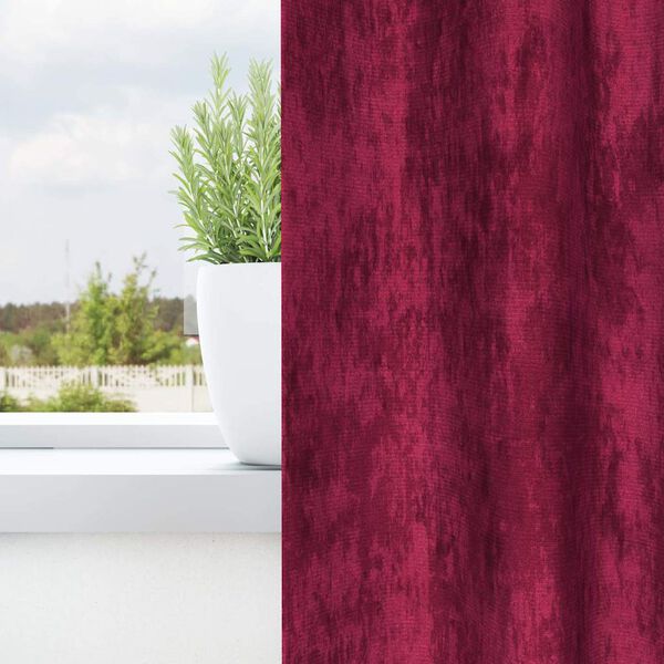 vidaXL Tende in Velluto 2 pcs Rosso Vino 140 x 140 cm Velluto