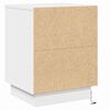 vidaXL Armadio da Notte Bianco 39 x 34,5 x 50 cm Legno multistrato