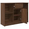 vidaXL Credenza con Cassetto Rovere Marrone 101x35x76 cm in Truciolato