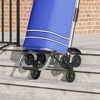 vidaXL Carrello della spesa Blu 47 x 39 x 100,5 cm Tessuto Oxford