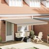 vidaXL Tenda Retrattile Beige 400 &times; 300 cm Poliestere e Acciaio