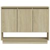vidaXL Credenza Rovere Sonoma 97x31x75 cm in Truciolato