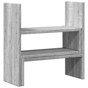 vidaXL Organizer Scrivania Grigio Sonoma 40x17x41 cm in Truciolato