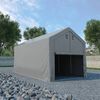 vidaXL Tessuto di Rivestimento per Tenda in PVC 4x8 m Grigio