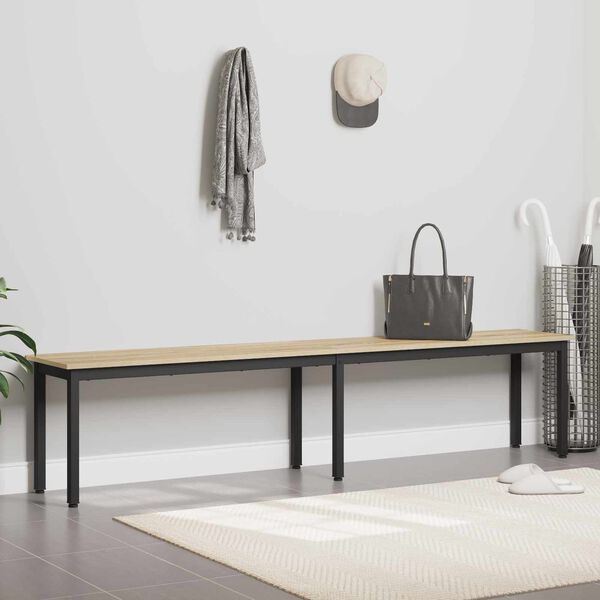 vidaXL panchina Sonoma 200 x 35 x 45 cm Legno multistrato