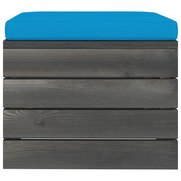 vidaXL Set Divani da Giardino Pallet 12 pz con Cuscini Massello Pino