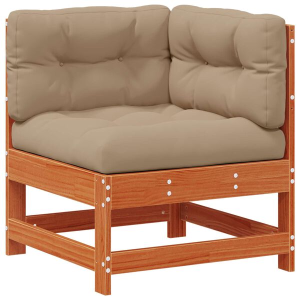 vidaXL Set Lounge da Giardino 8 pcs Marrone Cerato