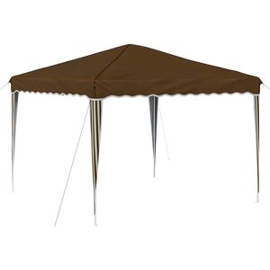 vidaXL Tenda per feste a pop-up 288 x 288 x 245 cm Tortora