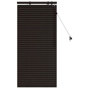 vidaXL Tenda Veneziana Marrone Scuro 65 x 130 cm 35 mm