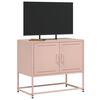 vidaXL Mobile TV Rosa 68,5x39x60,5 cm in Acciaio