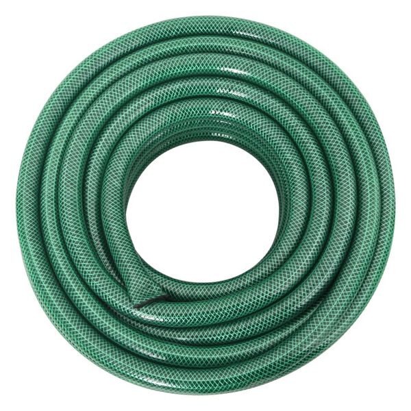 vidaXL Set Tubo da Giardino con Raccordi Verde 0,75" 20 m in PVC
