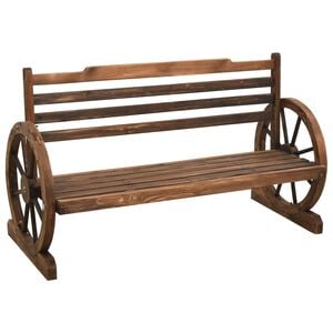 vidaXL Panchina da Giardino 112 cm in Legno Massello di Abete