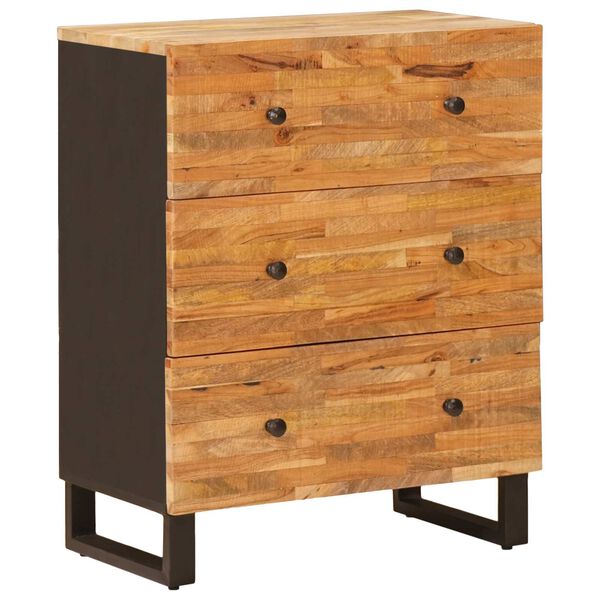 vidaXL Credenza con Ripostiglio Marrone 60 x 33 x 75 cm