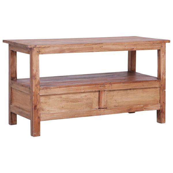 vidaXL Mobile Porta TV 90x40x50 cm in Legno Massello di Recupero