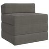 vidaXL Divano Letto Pieghevole Grigio Chiaro 200 x 70 x 15 cm