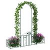 vidaXL Arco da Giardino con blocco Verde 203 x 50 x 218 cm