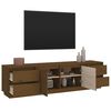 vidaXL Mobile Porta TV ambra 176x37x47,5 cm in Legno Massello di Pino