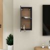 vidaXL Mobile Porta TV Grigio 30,5x30x60 cm in Legno Multistrato
