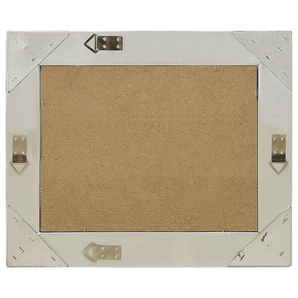 vidaXL Specchio da Parete Stile Barocco 50x40 cm Argento