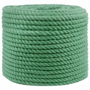 vidaXL Corda di Juta 14 mm Verde 100% juta Tossa