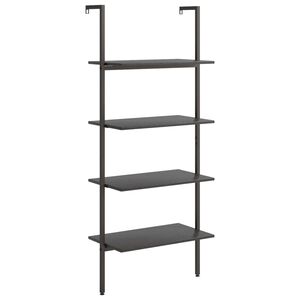 vidaXL Scaffale Pendente a 4 Livelli Nero 64x35x152,5 cm