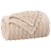 vidaXL Coperte da Pile 6 pcs Beige 150 x 130 cm Panno