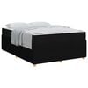 vidaXL Struttura del letto Nero 160 x 200 cm Tessuto