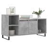 vidaXL Mobile per TV Grigio Cemento 100x35x55 cm Legno Multistrato