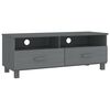 vidaXL Mobile TV HAMAR Grigio Scuro 106x40x40 cm in Legno di Pino