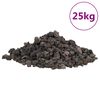 vidaXL Rocce Vulcaniche 25 kg Nere 1-2 cm