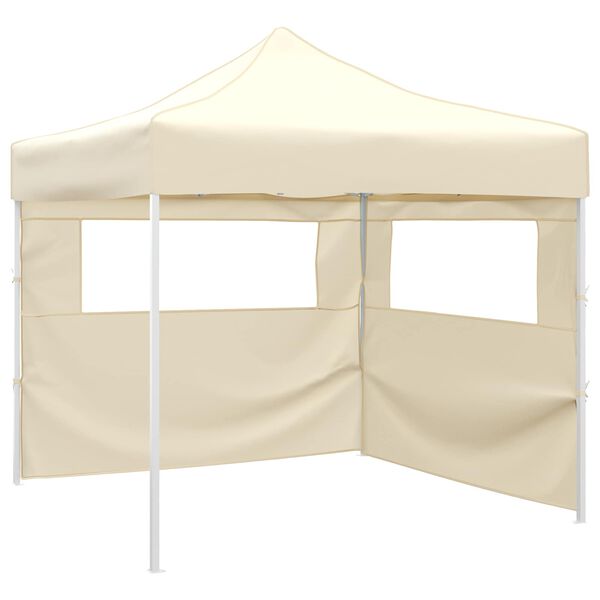 vidaXL Tenda Party Crema 291 x 291 x 315 cm Tessuto Oxford