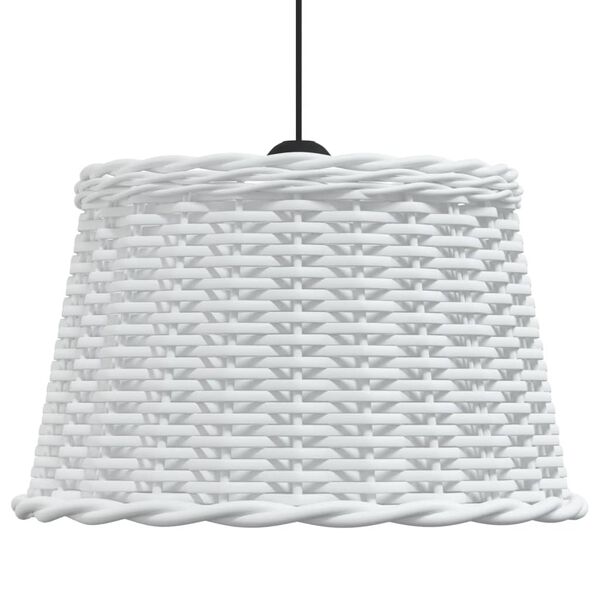 vidaXL Paralume da Soffitto Bianco &Oslash;45x28 cm in Vimini