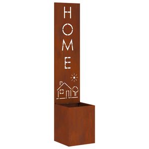 vidaXL Schermo per privacy in giardino Ruggine 32 x 32 x 150 cm