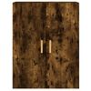 vidaXL Armadietti a Parete 2 pz Rovere Fumo in Legno Multistrato