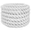 vidaXL Corda di Cotone 30 mm 10 m Bianco 100% Cotone