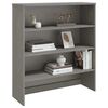 vidaXL Ripiano per Credenza Grigio Chiaro 90x30x100 cm Legno di Pino