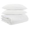 vidaXL Set di Piumoni con cuscino 3 pz Bianco Piuma d'anatra