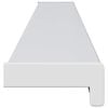 vidaXL Soglia della Finestra Bianco 120 x 15 x 4,5 cm PVC