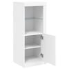 vidaXL Credenza con Luci LED Bianca 41x37x100 cm